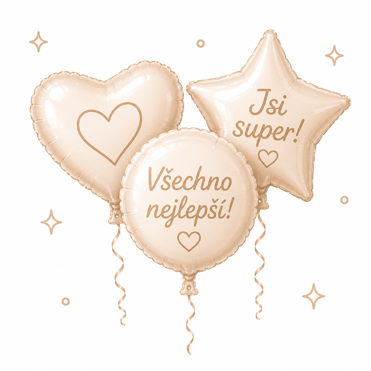Balonky se vzkazy